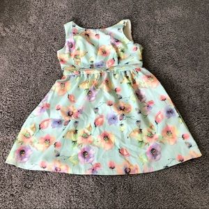 Anthropologie floral dress